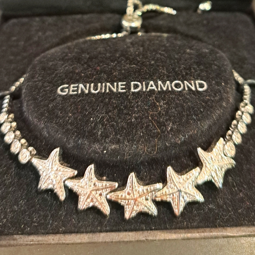 Diamond Starfish Bracelet